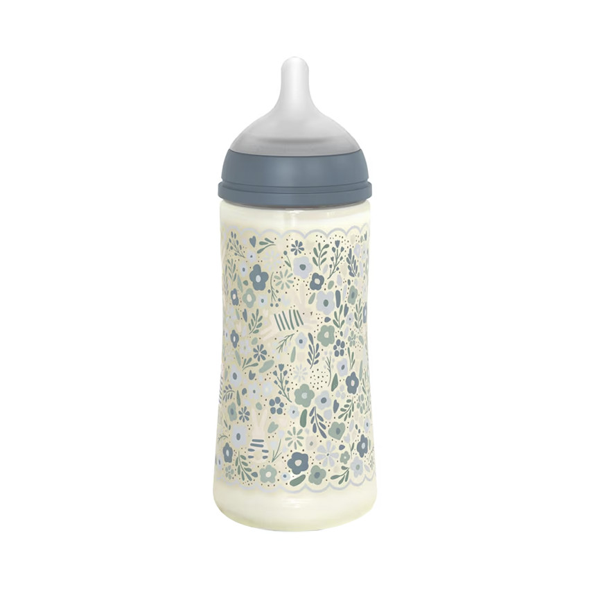 Biberon avec tétine physiologique SX PRO L 360ml Wonderland Liberty bleu 