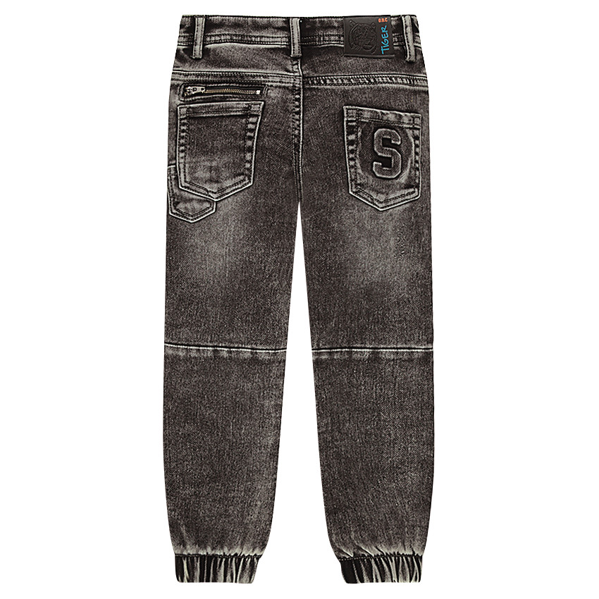 Pantalon en molleton effet denim 