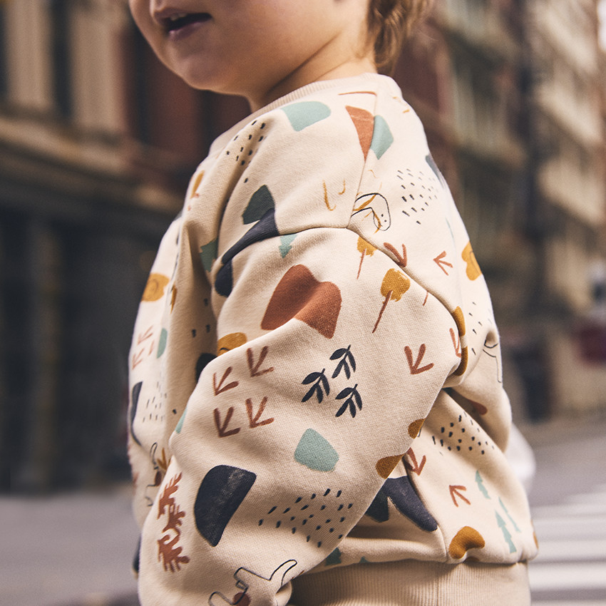 Ensemble jogging molleton dinosaures pour bébé garçon 