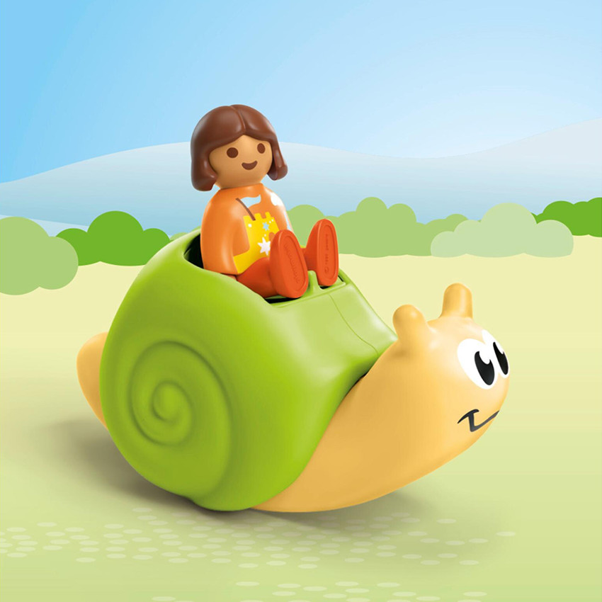 Set 2 pièces Enfants avec escargot à bascule 