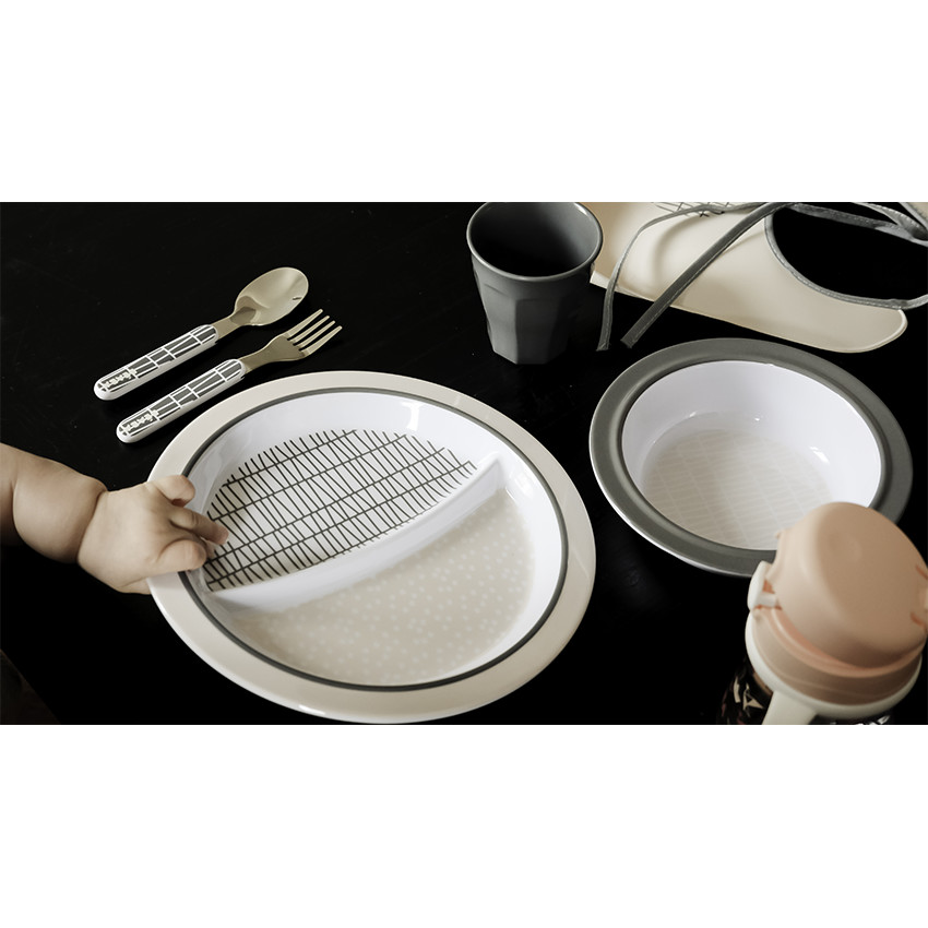 Set repas - Pink Grid Main Set repas - Pink Grid