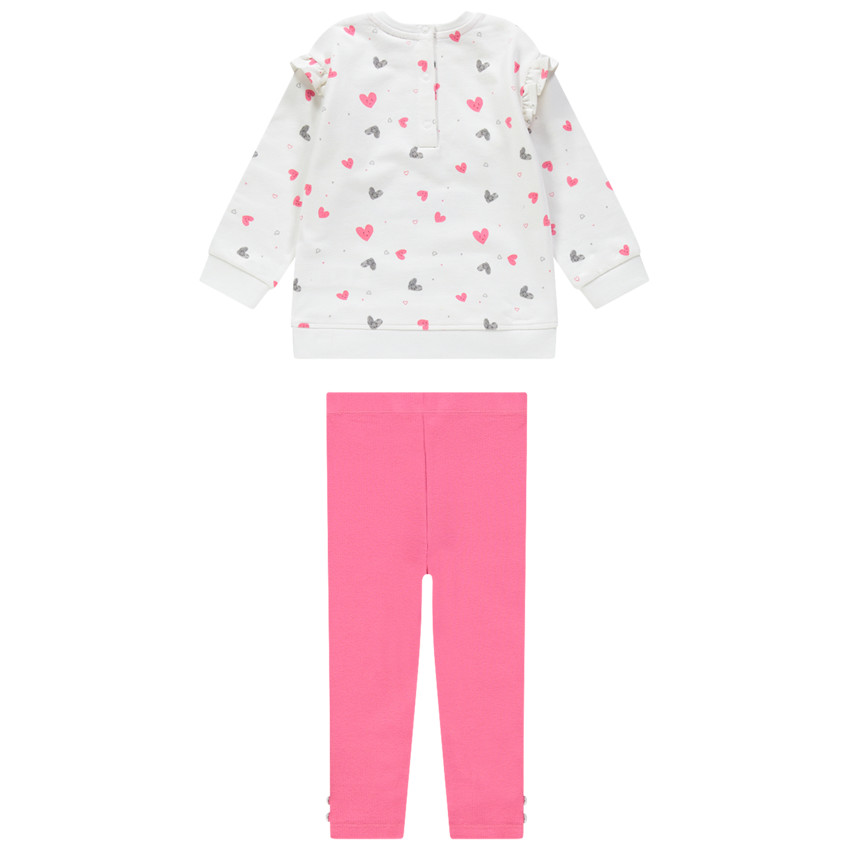 Jogging avec sweat motif Minnie Disney et legging côtelé 