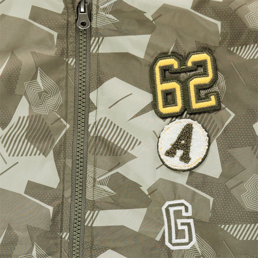 Bombers motif style army doublé sherpa 