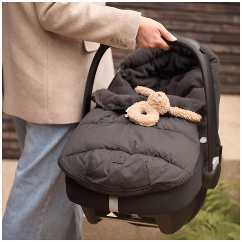 Nid d'ange pour siège auto bébé 3/5points Puffed Black - Noir (Jollein) - Image 8