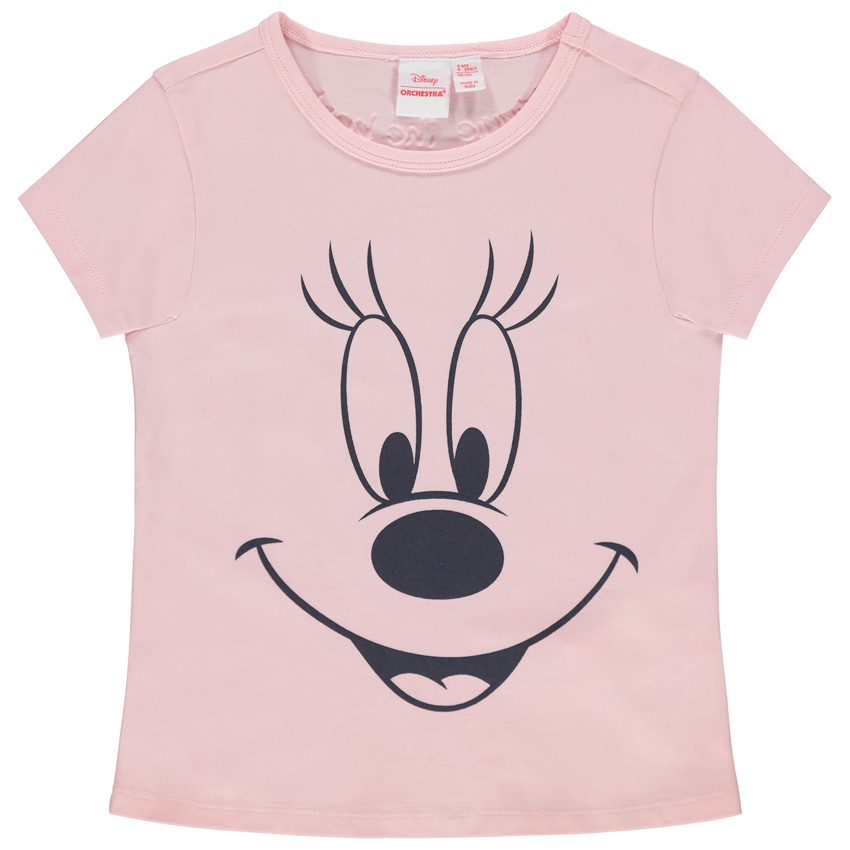 T-shirt manches courtes en coton bio print Minnie Disney 