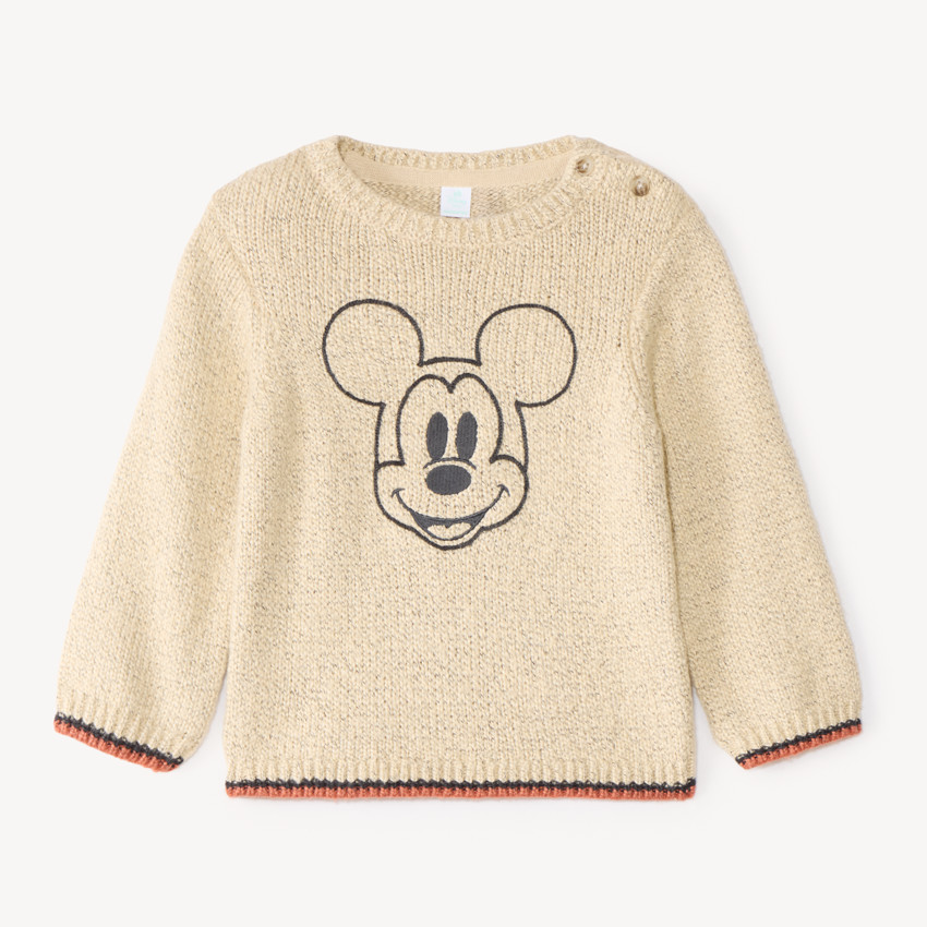 Pull tricot bébé garçon Mickey Disney en cording