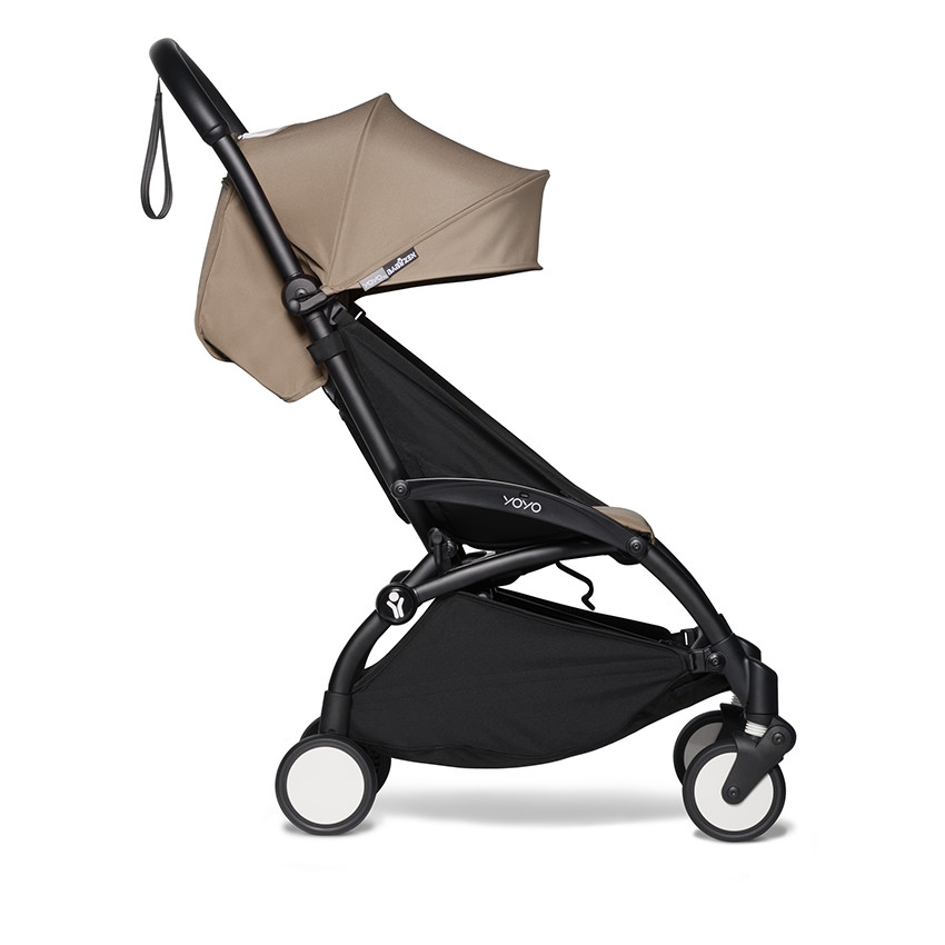 Poussette YOYO 6 ch ssis noir Taupe