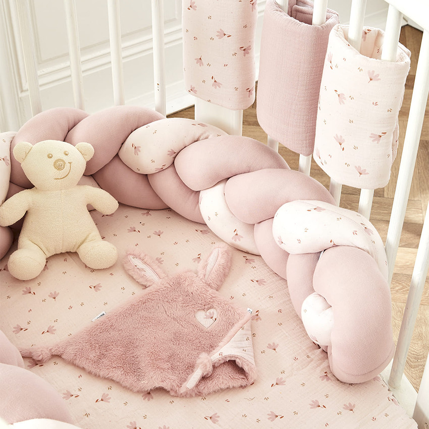 Drap-housse Lovely Blossom 60 x 120 cm 