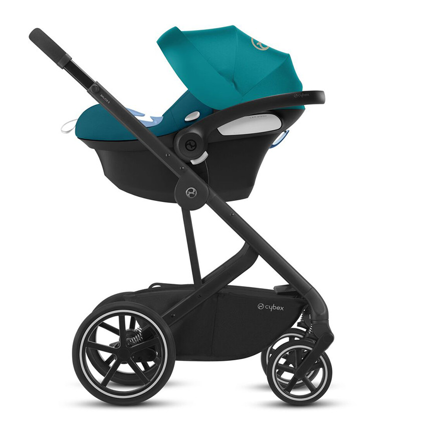 Poussette Balios S Lux châssis noir - River blue 