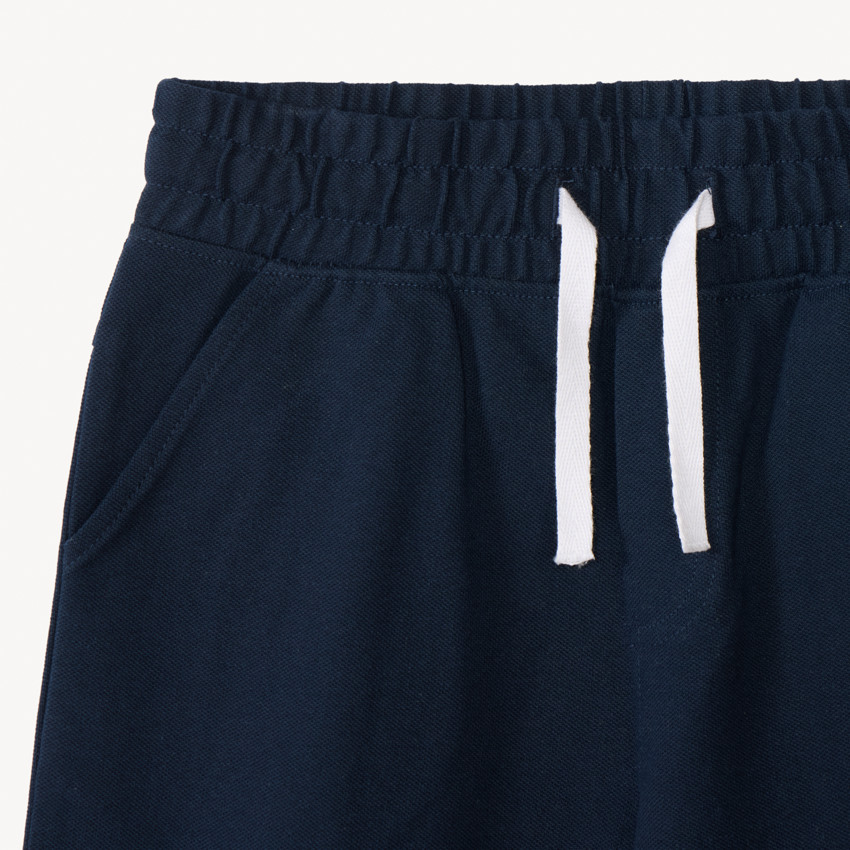 Ensemble 2 pièces polo manches courtes + bermuda imprimé palmiers pour garçon 