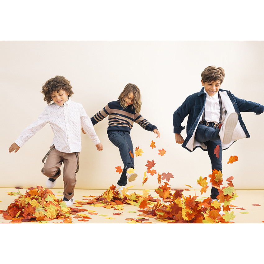 Jean effet used slim à bretelles amovibles 