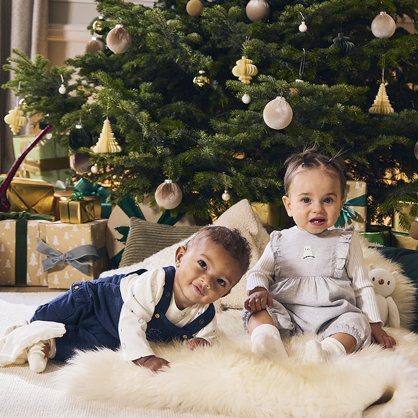 Ensemble salopette + t-shirt fantaisie pour bébé garçon 