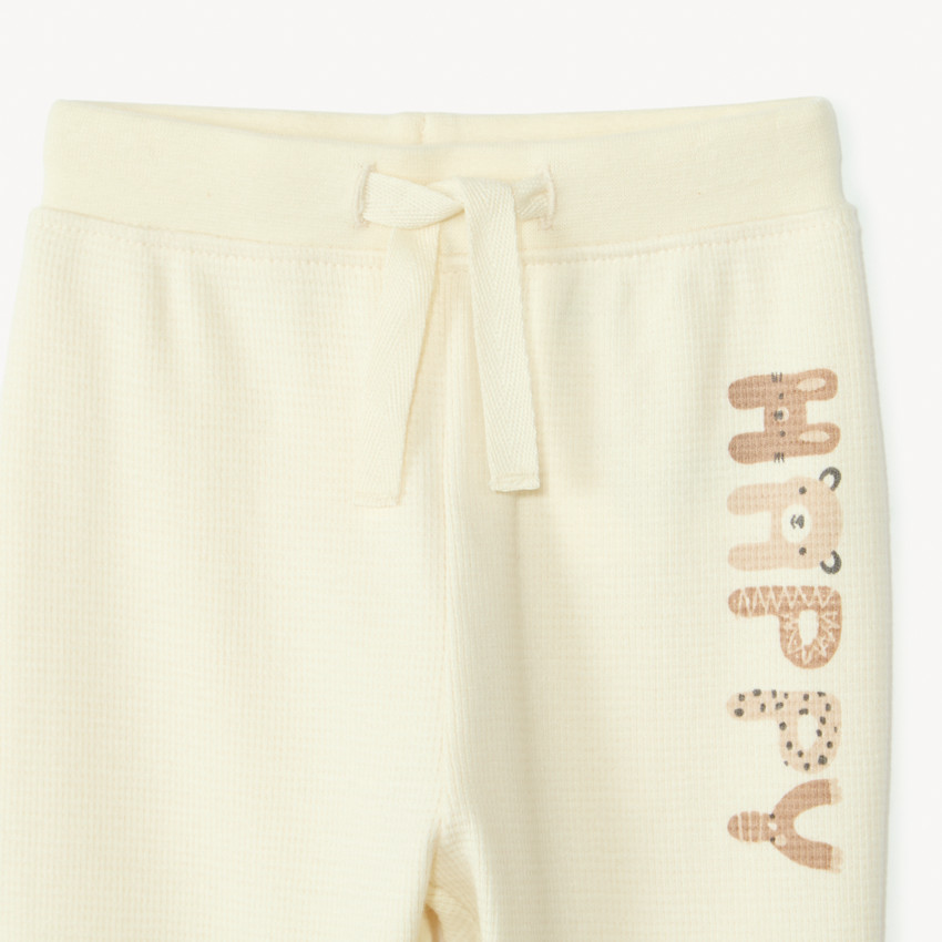 Ensemble jogging oursons en nid d'abeille pour bébé garçon  