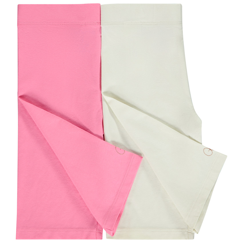 Lot de 2 cyclistes unis pour fille 