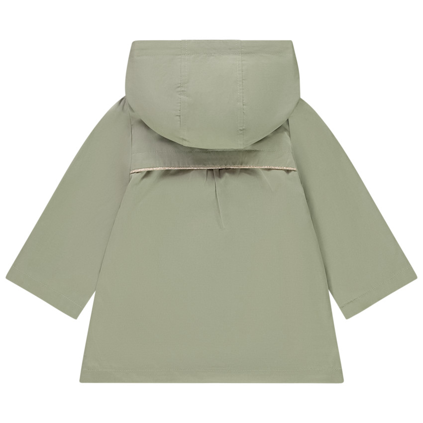 Coupe-vent avec doublure imprimée fleurs pour bébé fille 