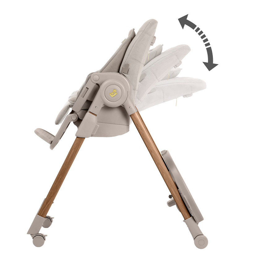 Chaise haute réglable et évolutive Minla Plus Elegance Beige 