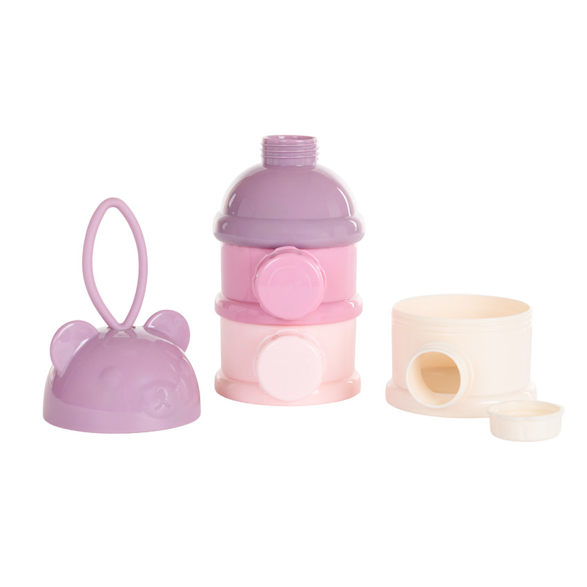 Boîte doseuse pour lait en poudre Miamix - Rose 