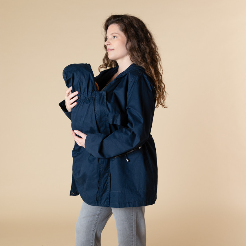 Parka de grossesse évolutive à capuche 