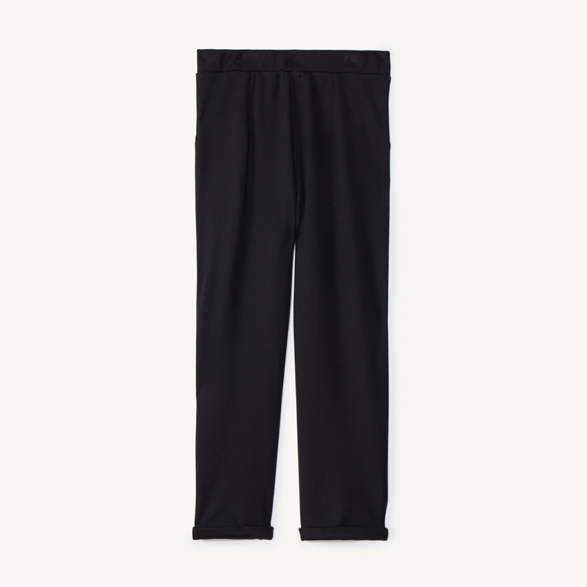 Pantalon effet pont en milano doublé pour fille 