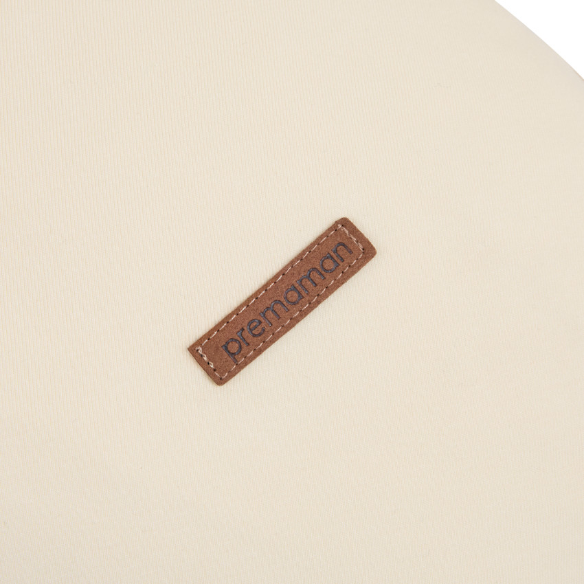 Coussin d'allaitement en microbilles bicolore 