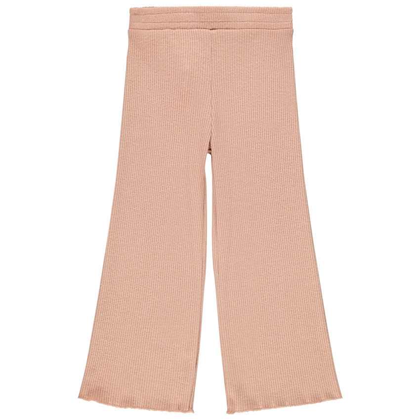 Pantalon ample en maille côtelée 