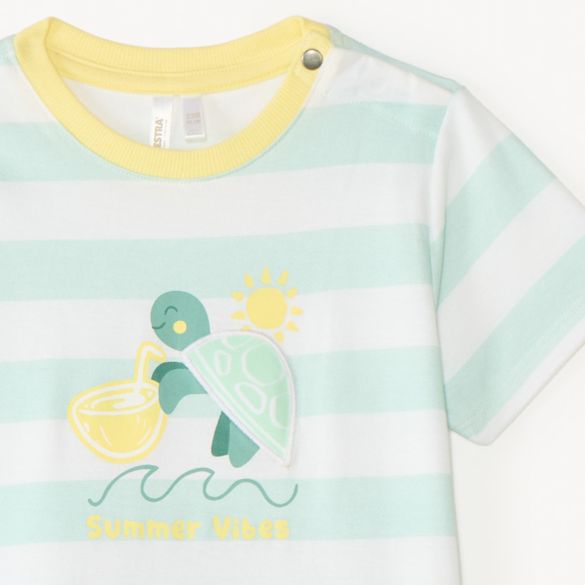 Ensemble 2 pièces t-shirt manches courtes + short pour bébé garçon  