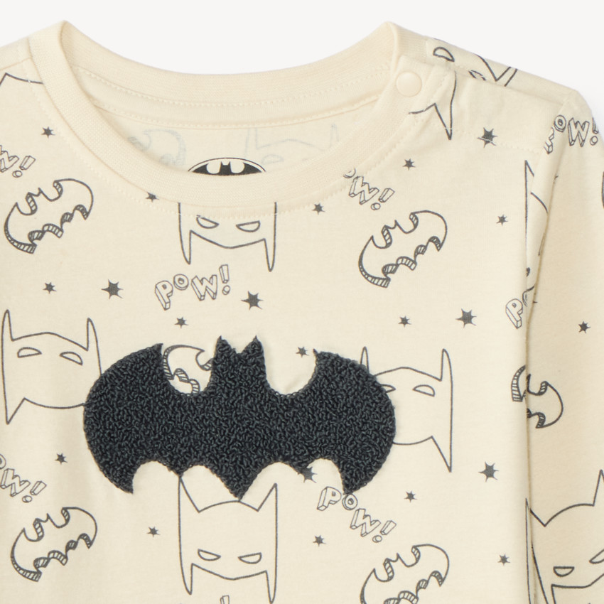 T-shirt manches longues Batman Warner bébé garçon 