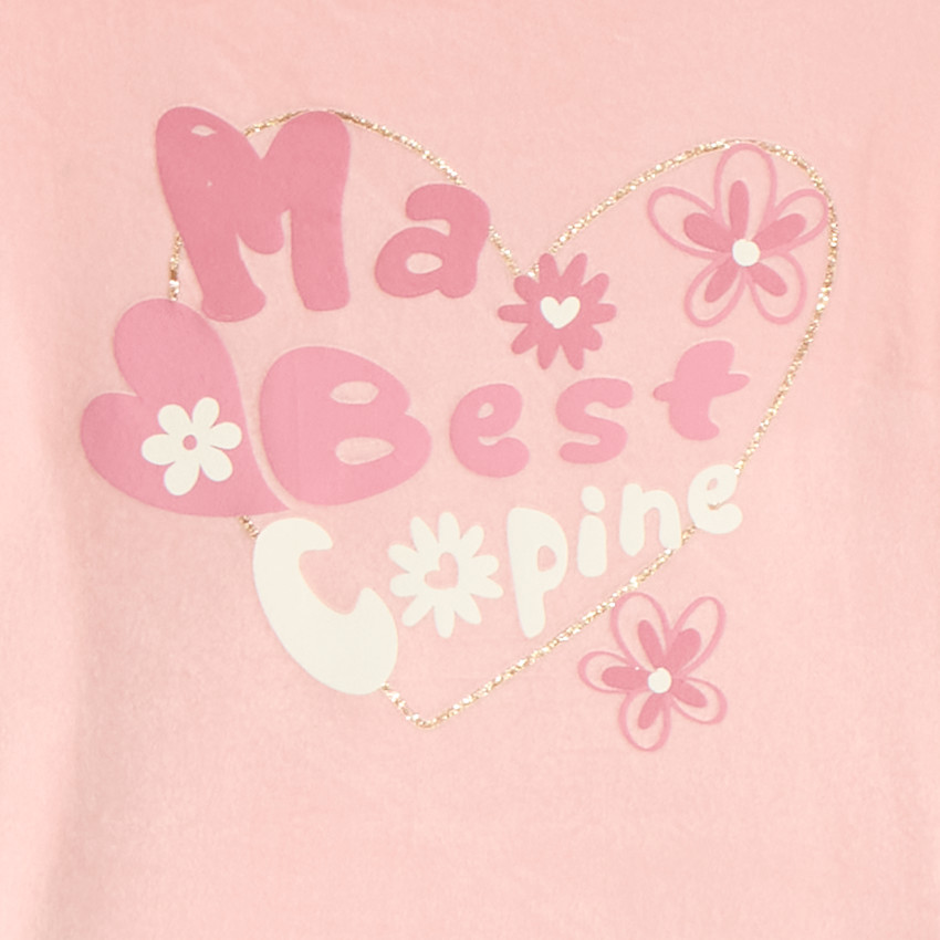 Set pyjama 2 pièces en polaire fille 