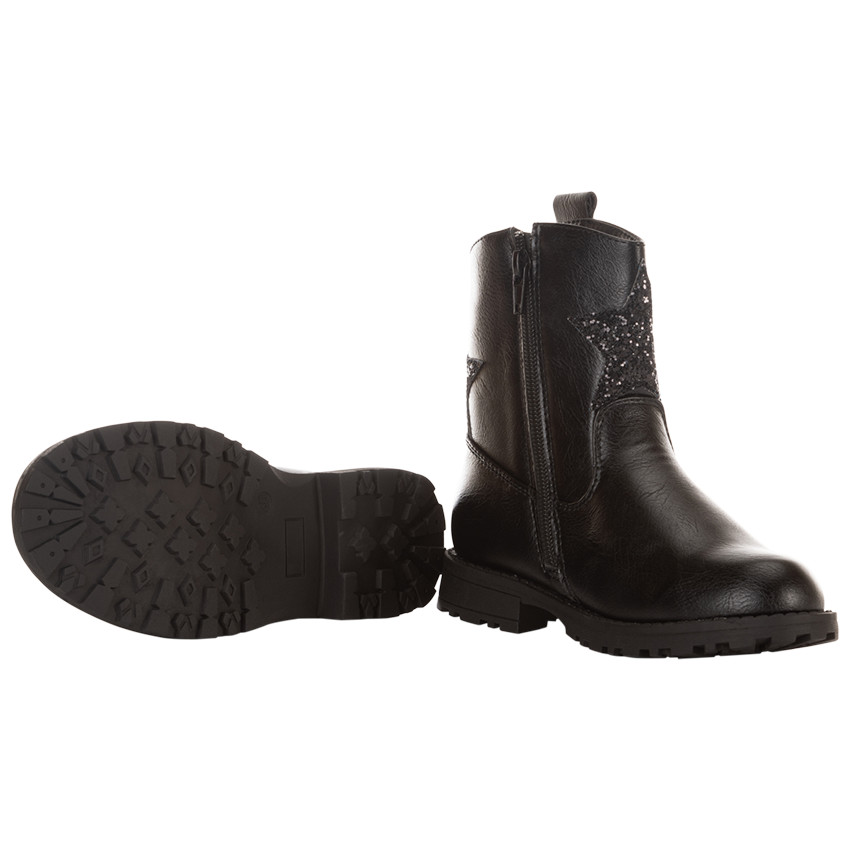 Bottines style cowboy avec étoiles strass pour fille 