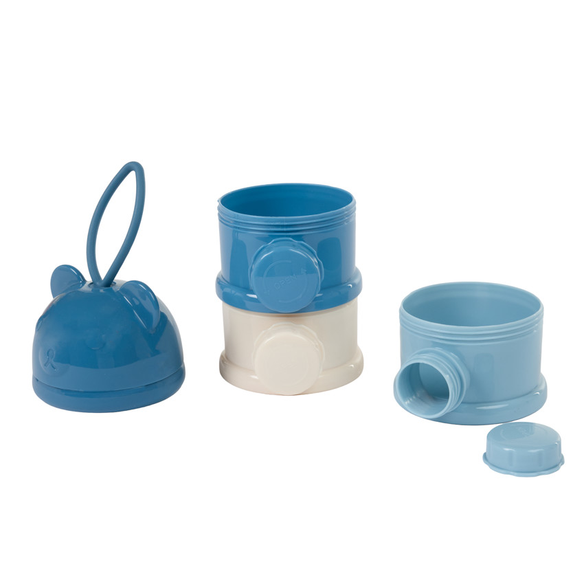 Boîte doseuse pour lait en poudre Miamix - Bleu 