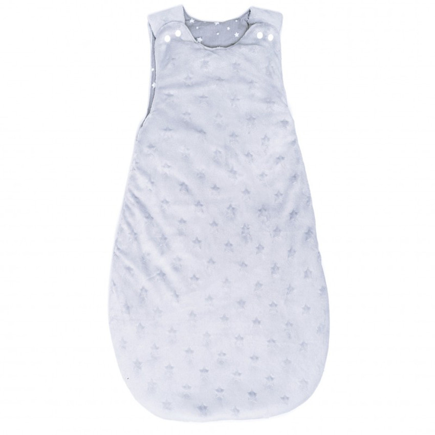 Gigoteuse sans manches réversible Petit Ange 6-18 mois - Gris/Blanc 