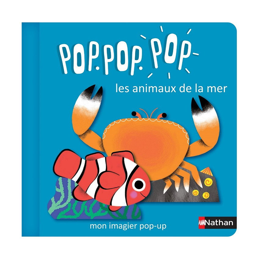 Imagier pop pop pop Les animaux de la mer 