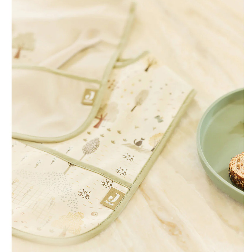 Bavoir imperméable - Tiny Park - 2 Pcs 