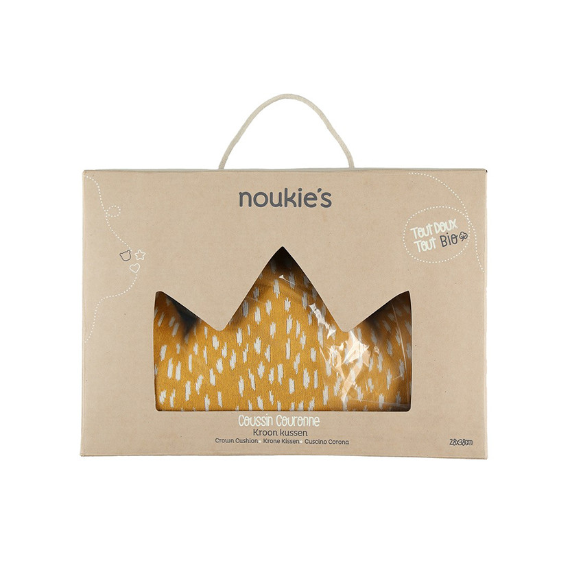 Coussin couronne en coton - collection Imagine 