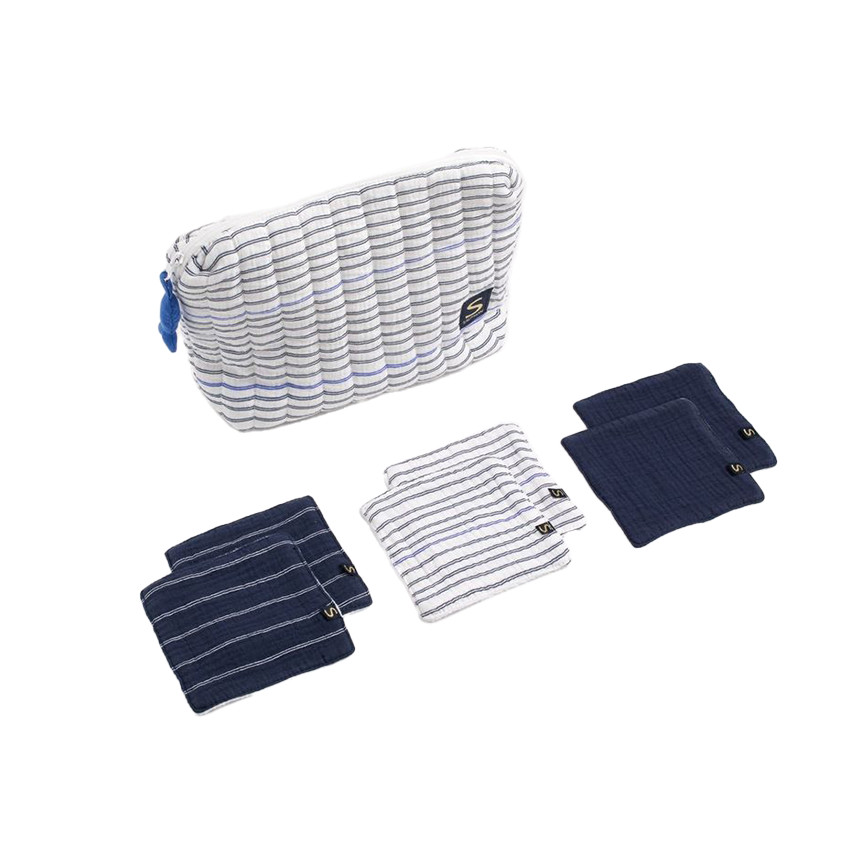 Trousse de toilette Baby Sailor + 6 éponges lavables  