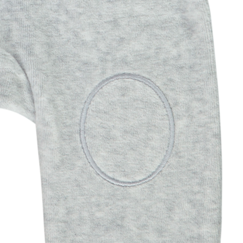 Ensemble en velours gilet à capuche ourson + pantalon pour bébé garçon 