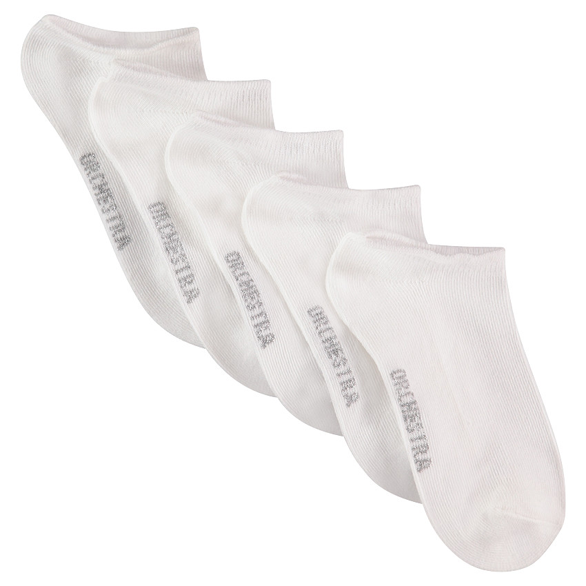 Lot de 5 paires de chaussettes invisibles
