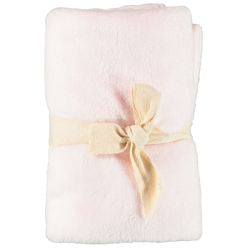 Couverture en sherpa unie 75 x 75 cm 