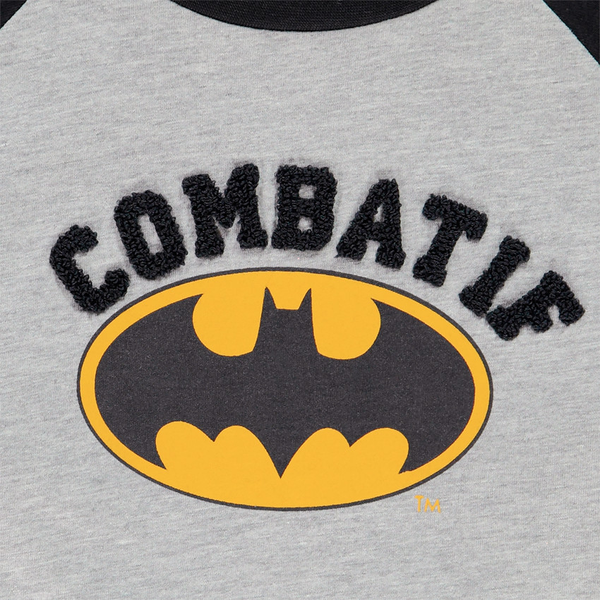 T-shirt manches longues print Batman pour enfant garçon 