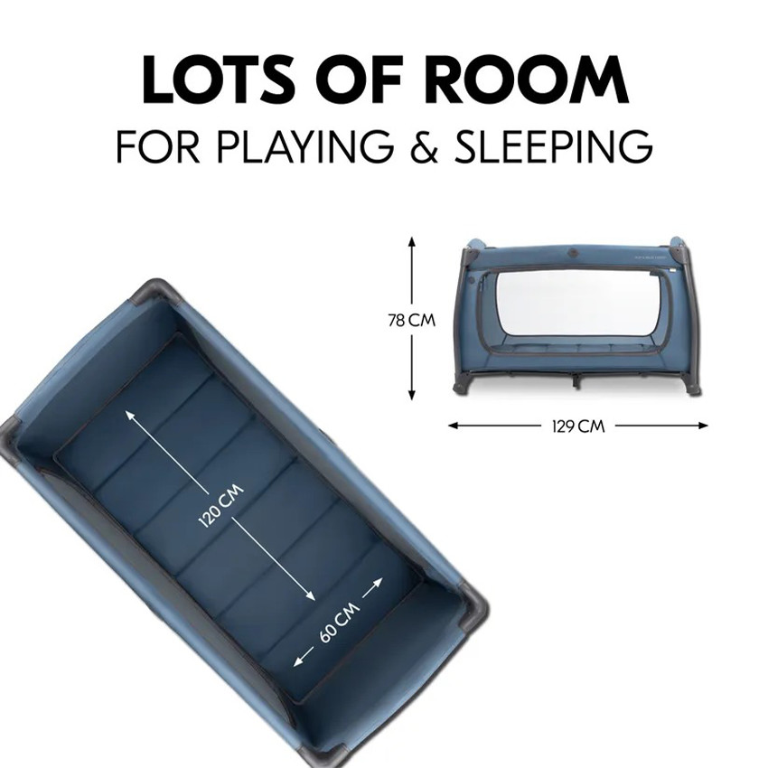 Lit de voyage & matelas à langer Play N Relax Center dark blue  