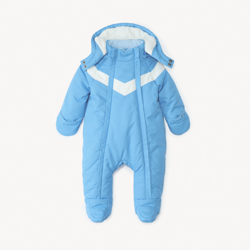 Combi-pilote de ski pour bébé garçon avec finitions différentes selon l'âge 