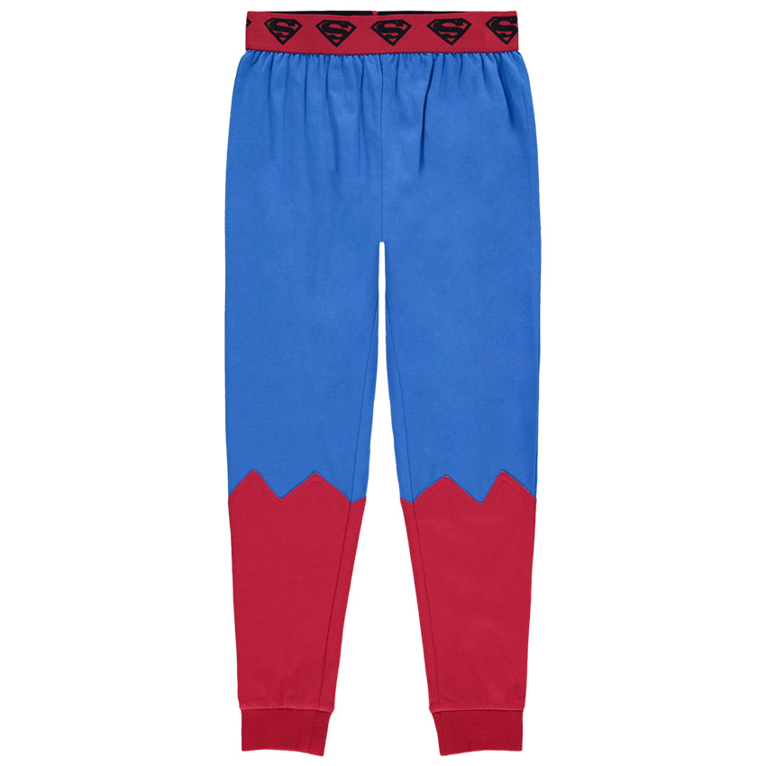 Pyjama déguisement en jersey avec cape amovible Superman  