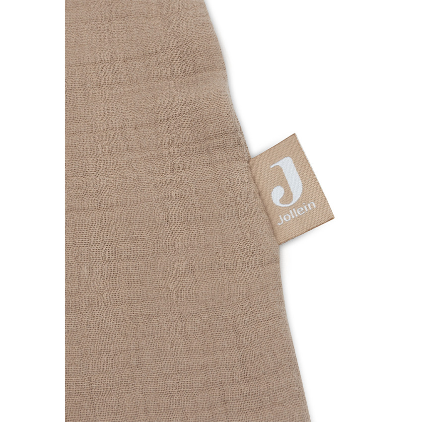 Gigoteuse sans manches 70cm gaze de coton Biscuit 