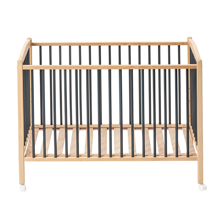 Lit avec roulettes 70 x 140 cm Arthur anthracite 