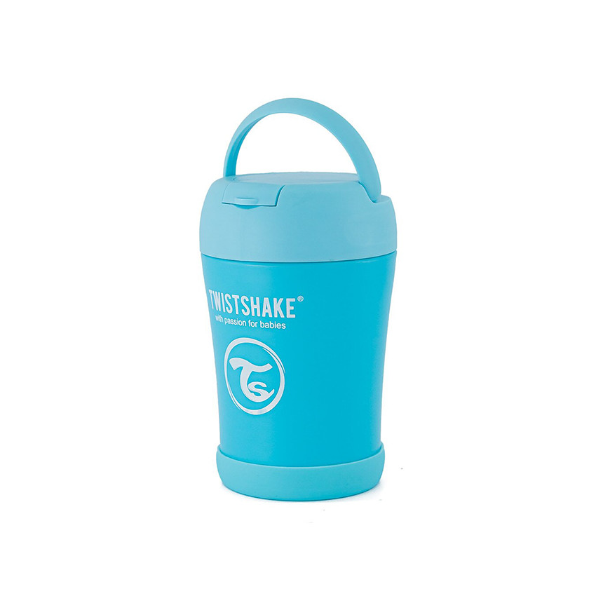 Twistshake - Bouteille alimentaire isotherme 350 ml – Bleu Pastel - Bleu