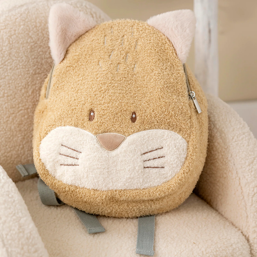 Sac à dos - Renard Teddy bouclette - miel 