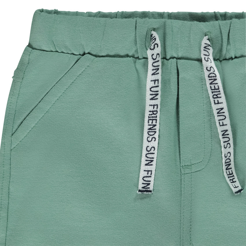 Bermuda en molleton uni pour bébé garçon 