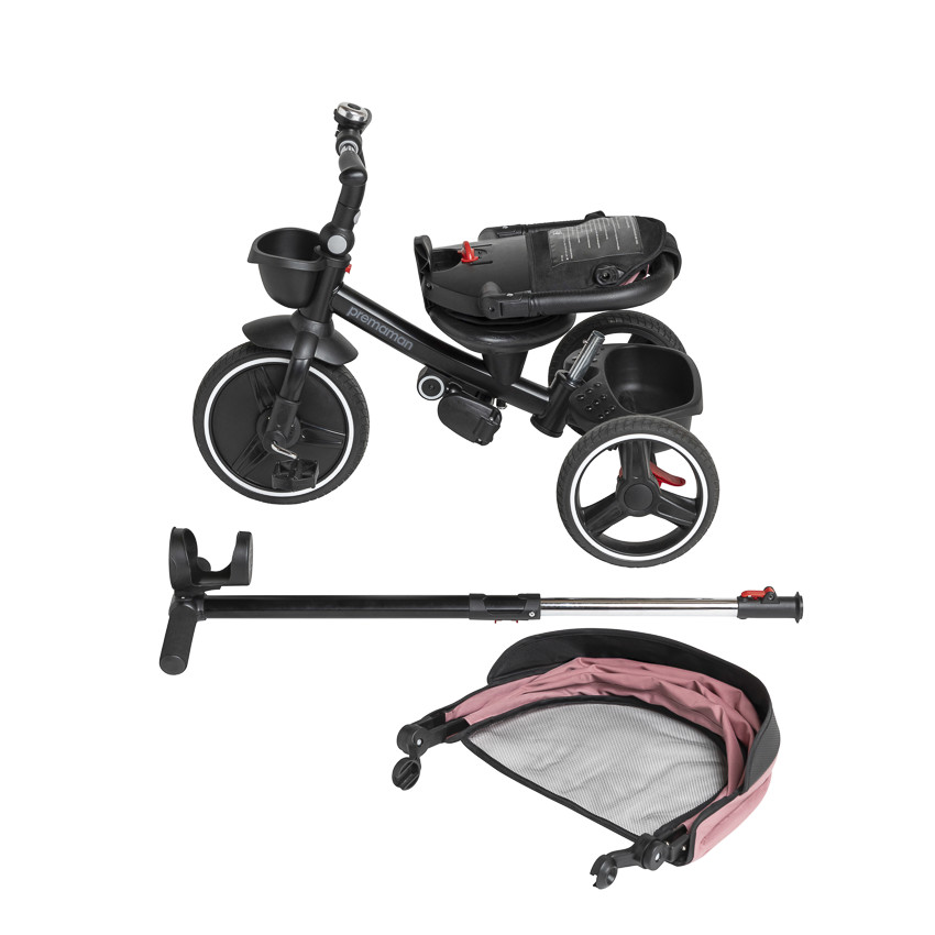 Tricycle évolutif Triky 5 en 1 rose 