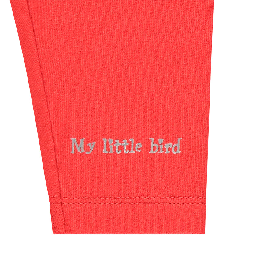 Ensemble avec tunique en maille fantaisie et legging uni 