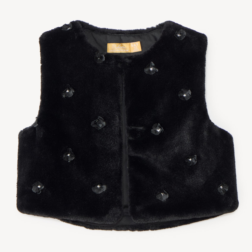 Gilet polaire fille sans manches